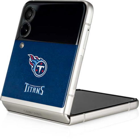 NFL Tennessee Titans Distressed Galaxy Z Flip4 5G Skin